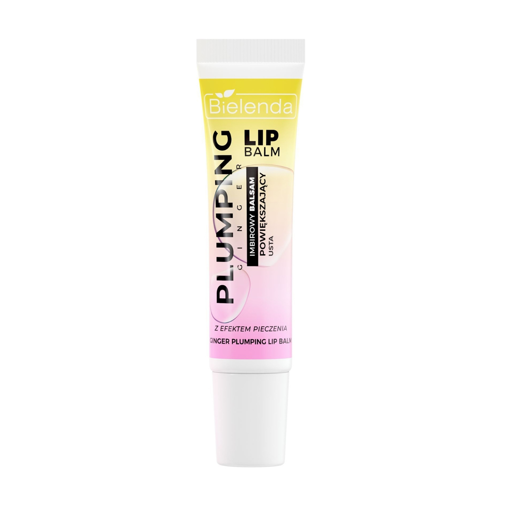 Бальзам для збільшення губ Bielenda Plumping Glinoer Lip Balm з зігріваючим ефектом, 10 г